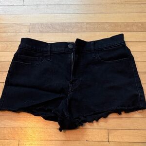 Abercrombie & Fitch Black Jean Shorts